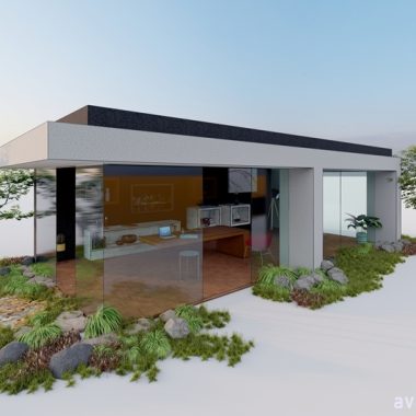 Nowoczesna pergola ogrodowa