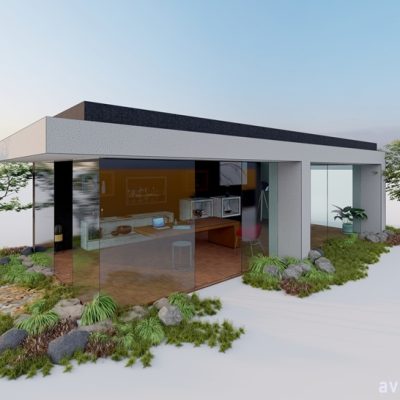 Nowoczesna pergola ogrodowa