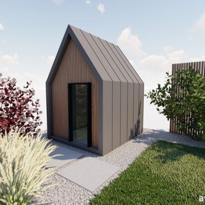 Nowoczesny domek ogrodowy