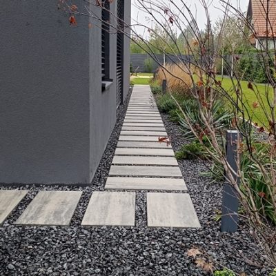 Projektowanie ogrodów Poznań-realizacja Avangard Ogród minimalistyczny Poznań - projekt ogrodu Zakładanie ogrodów Poznań - Avangard Ogrody