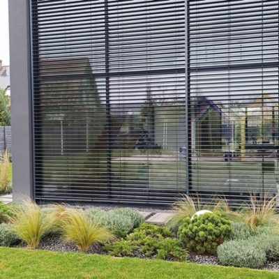 Projektowanie ogrodów Poznań-realizacja Avangard Ogród minimalistyczny Poznań - projekt ogrodu Zakładanie ogrodów Poznań - Avangard Ogrody