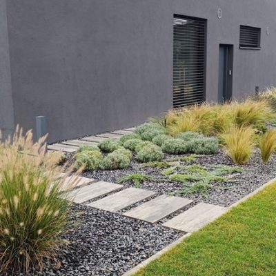 Projektowanie ogrodów Poznań-realizacja Avangard Ogród minimalistyczny Poznań - projekt ogrodu Zakładanie ogrodów Poznań - Avangard Ogrody