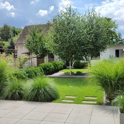 Projektowanie ogrodów Poznań-realizacja Avangard Ogród minimalistyczny Poznań - projekt ogrodu Zakładanie ogrodów Poznań - Avangard Ogrody