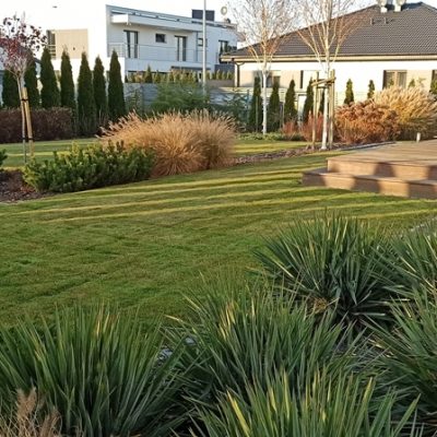 Projektowanie ogrodów Poznań-realizacja Avangard Ogród minimalistyczny Poznań - projekt ogrodu Zakładanie ogrodów Poznań - Avangard Ogrody