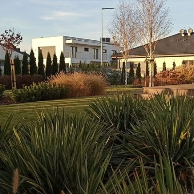 Projektowanie ogrodów Poznań-realizacja Avangard Ogród minimalistyczny Poznań - projekt ogrodu Zakładanie ogrodów Poznań - Avangard Ogrody